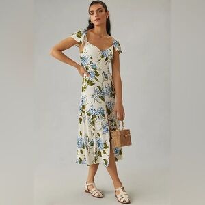 Reformation Baxley Dress in Riviera